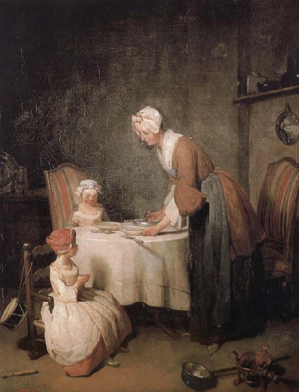 Jean Baptiste Simeon Chardin Fasting prayer oil painting image
